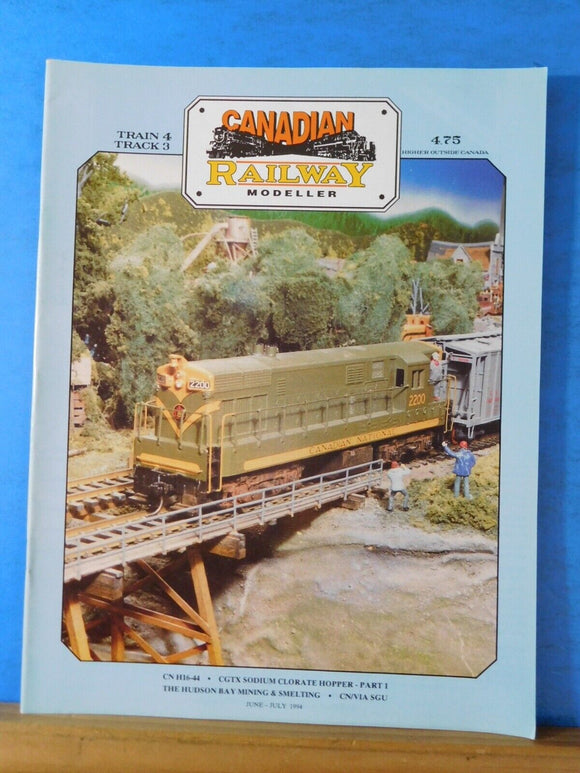 Canadian Railway Modeller Train 4 #3 1994 June July Modelling a CN/VIA SGU