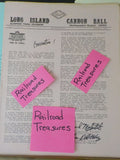 Long Island Cannonball Lot of 5 magazines 1970-1978