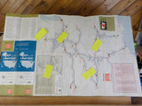 Map Rock Island Lines Map of the United States 1968 June
