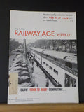 Railway Age Weekly 1962 July 9 C&NW commuting Production tmper 950' tack per on