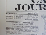 Railroad Car Journal #5 1972 Fall Gondolas 3 hole punched