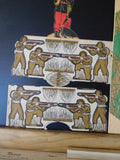 Army Trench Complete with Six Soldiers Built-Rite Toys (8 soldiers) 1940s?
