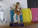 Jaycees Mississippi Elvis White outfit   Removable guitar      PIN