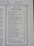 Model Railroader Magazine 1943 March V10#3 Bridges       3 hole punched