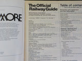 Official Railway Guide 1985 June July North American Travel Edition sc