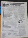 Model Railroader Magazine 1980 January model a winter scene Build your own Comma
