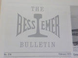 Bessemer Bulletin #274 February 1975 Conneaut to Port credit
