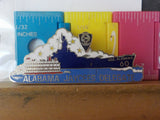 Jaycees Alabama USS Alabama 60 Battlesip Ship Blue shield   PIN