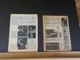Chessie News Employee Magazine Newspaper B&O News Vol 1 #7, 11 Lot of 2 DAMAGED