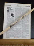 Conrail News Clip Lot of 11 1989 October November various issues