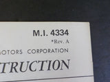 EMD Maintenance Instructions MI 4334 Rev A Locomotive controller AAR roller
