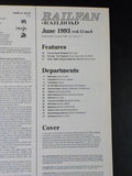Railfan & Railroad Magazine 1993 June SD45 The Glory Years  The Fugitive filming