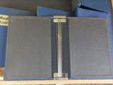 Model Railroader Magazine Binders 5 approx 3 inch binders with rods Blue USED