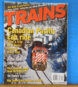 Trains Magazine 2006 January Canadian Pacific cab ride Victor Hand photos Centur