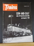 Trains Magazine 1959 October Cow and Calf in pig's eye