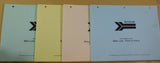 Amtrak Track Diagram Lot of 4 Main Line Penn to Perry Philadelphia Terminal