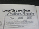 Louisville & Nashville Employee Magazine L&N 1952 August