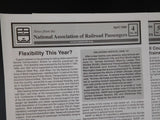 News from the National Association of Railroad Passengers 1999 COMPLETE YEAR Lot