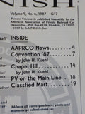 Private Varnish Issue 17 1987 Nov Dec AAPRCO 10th anniversary