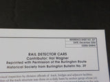 Great Northern Goat Reference Sheet #337 December 2006 Rail detector cars