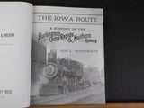 Iowa Route, The by Don L. Hofsommer Burlington Cedar Rapids & Northern Ry w/DJ