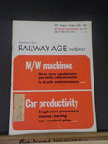 Railway Age 1964 November 9 Weekly M/W machines Car Productivity PRR foam insula