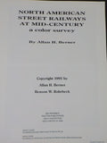 North American Street Railways at Mid-Century a color survey by Allan H Berner