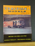 Traction & Models 1973 October #104 Kansas Trolley Providence fender British Col