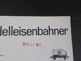 Der Modelleisenbahner 1971 Mai 5/71 Trade journal for model railroaders