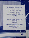 The Railway Clerk 1938 January Employee Magazine History of RY clerks
