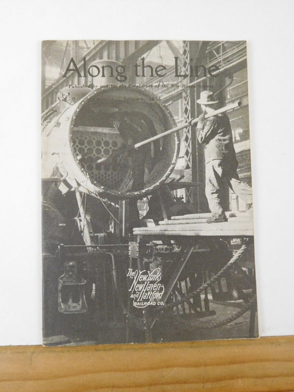 Along the Line 1933 January  New York New Haven & Hartford Employee Magazine