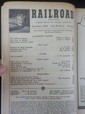 Railroad Magazine 1949 Nov Navy on wheels CA Zephyr P&L