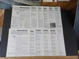 Boston & Maine Railroad Historical Society Newsletter 1986 Lot of 12