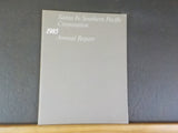 Santa Fe Southern Pacific Annual Report 1985 SFSP today Financials