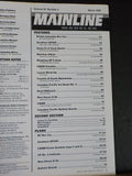 Mainline Modeler 1999 March British Columbia Box car Southern GP39X Santa Fe Ree