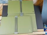 Railfan Magazine Binders Lot of 5  Green