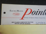 EMD Pointers 1961 July 14 New flange lubricated traction motor support bearing
