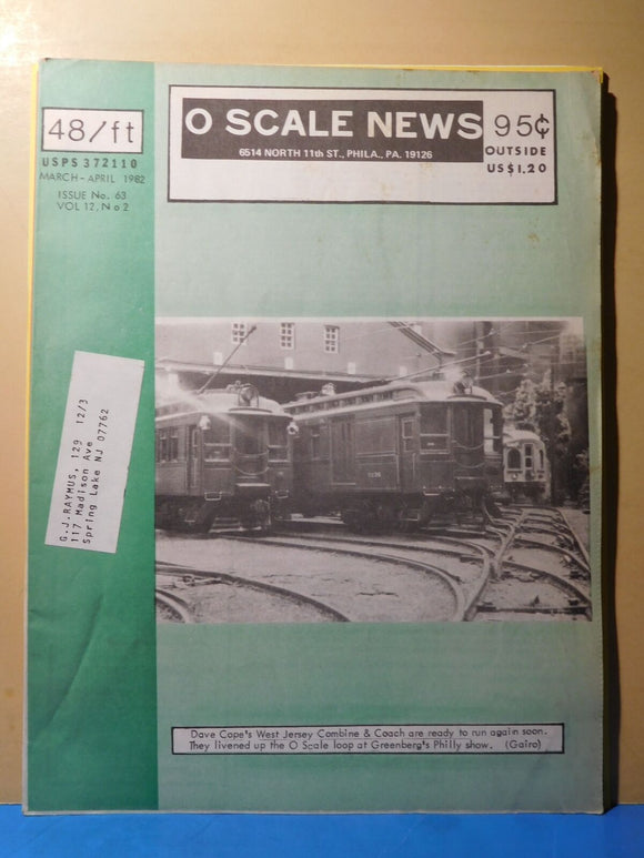 O Scale News #63 1982 March April Building the RS-1 part 2 Details for modeling