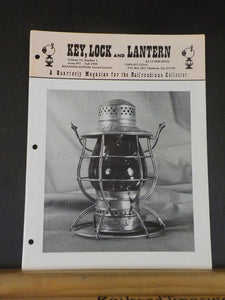 Key Lock and Lantern Magazine #97 Fall 1990 Fake Badge Alert Cast Globes are not