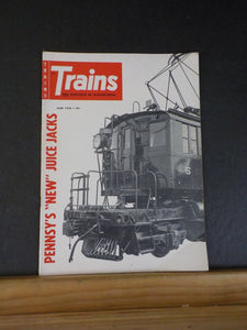 Trains Magazine 1958 June Under Pennsy Pantographs Everybody's flying?