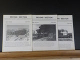 Second Section San Bernardino Railroad Historical Society Lot of 3 1985