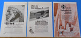 Ads Santa Fe Railway Lot #14 Advertisements from various magazines (10)