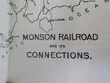 Monson Railroad and Its proposed extension,  REPRODUCTION