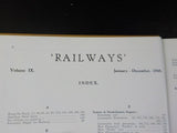 Railways Magazine Bound Volume IX Jan-Dec 1948