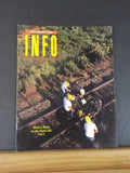 INFO Magazine Union Pacific Railroad 1995 July/Aug Employee Hard at work on the