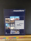 Krauss Maffei 150 Years of Progress through Technology 1838-1988 Soft Cover