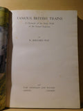 Famous British Trains by R. Barnard Way Hard Cover 1937