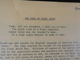 Saga of Casey Jones by Gene Burns Reprint   Stapled