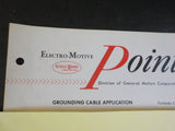 EMD Pointers 1964 September 15 Grounding cable application