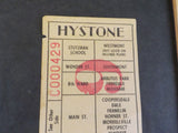 Johnston Traction Co. Ticket Book And Single Ticket